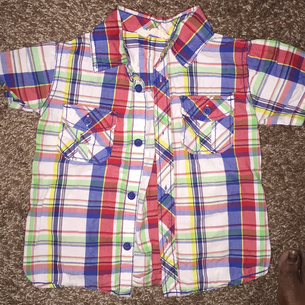 Boys button up